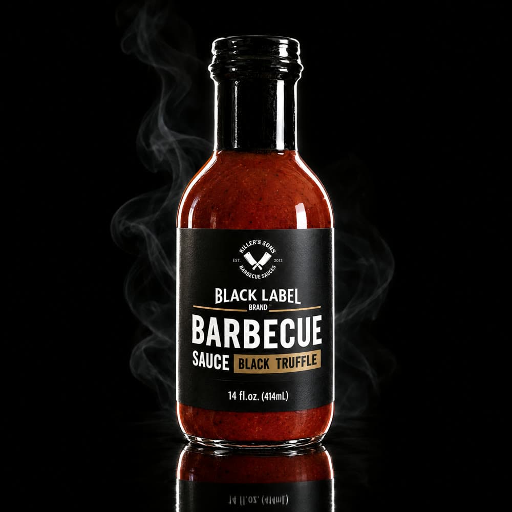 Black Label Black Truffle barbecue sauce