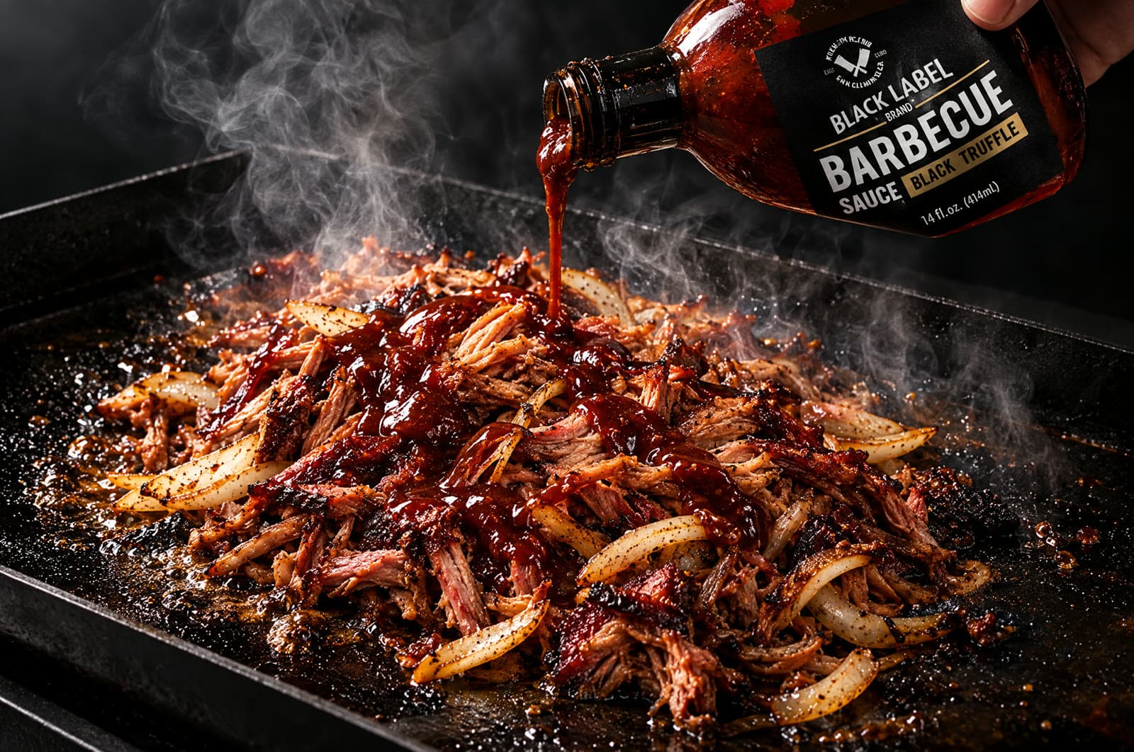 Flat-Top Truffle Pulled Pork
