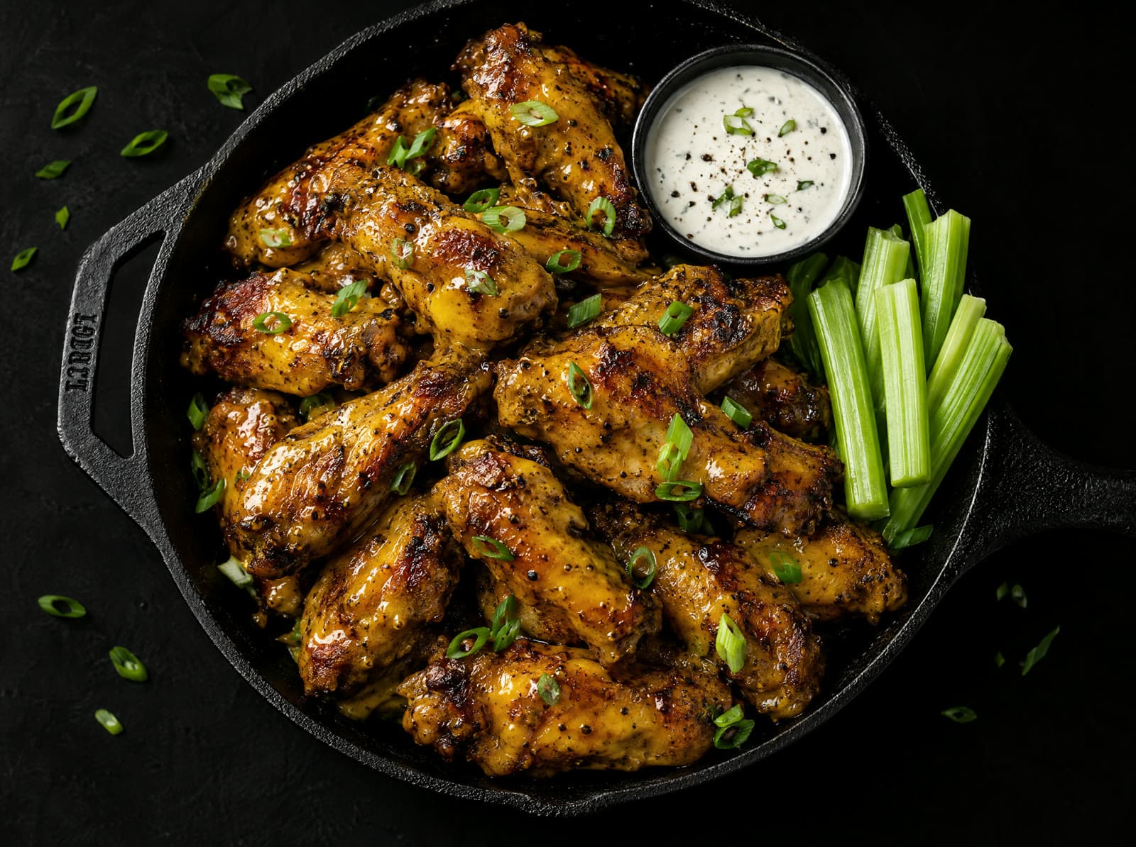 Smoked Carolina Mustard Wings